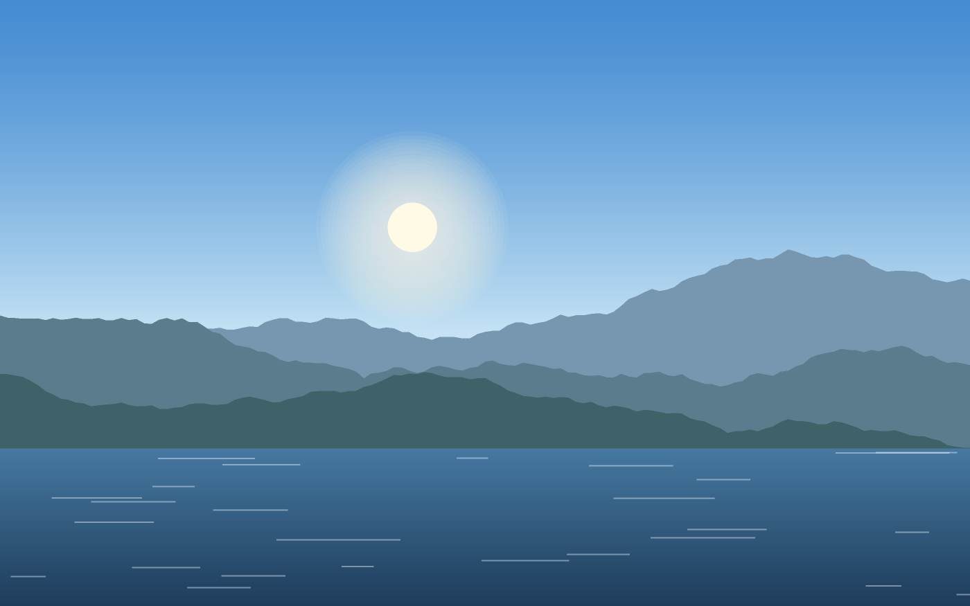 Landschapsillustratie