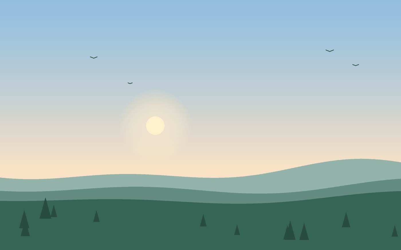 Landschapsillustratie