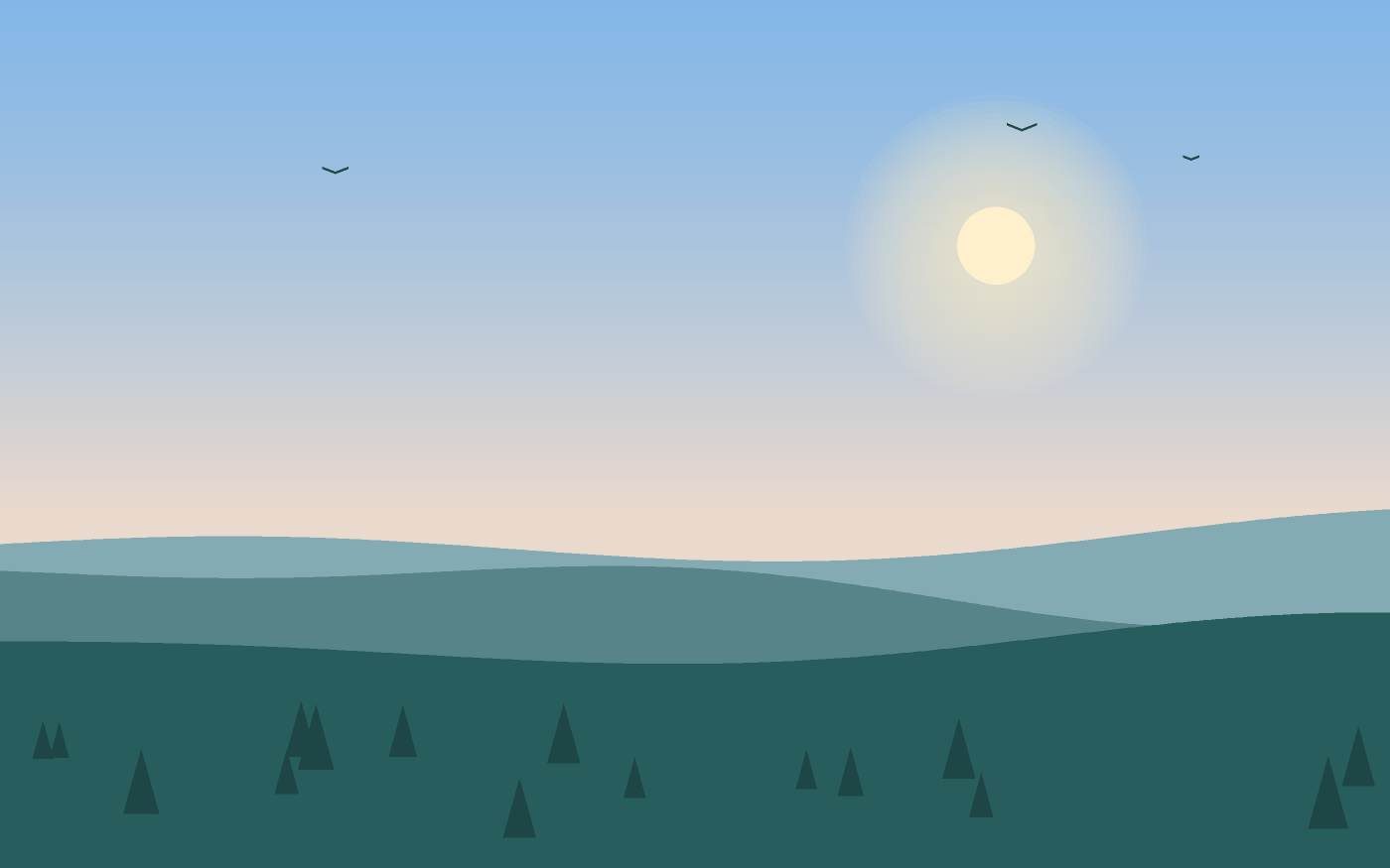 Landschaftsillustration