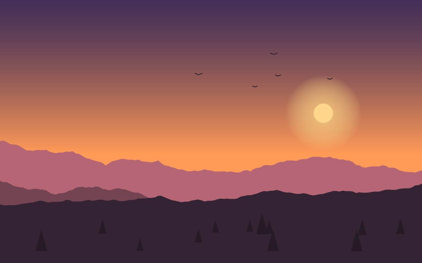 Landschaftsillustration