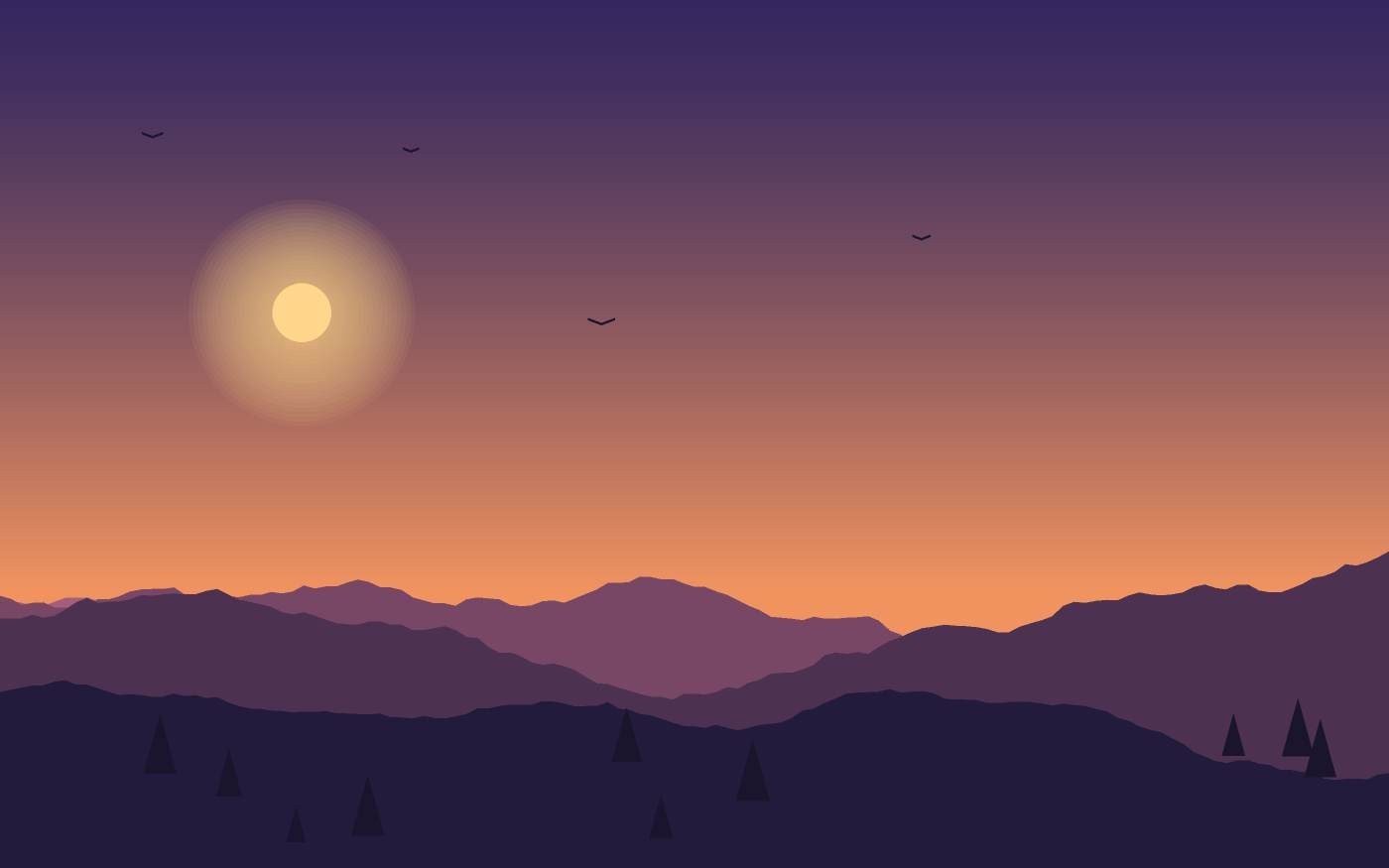 Landschaftsillustration