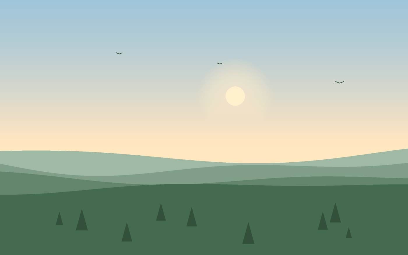 Landskabsillustration