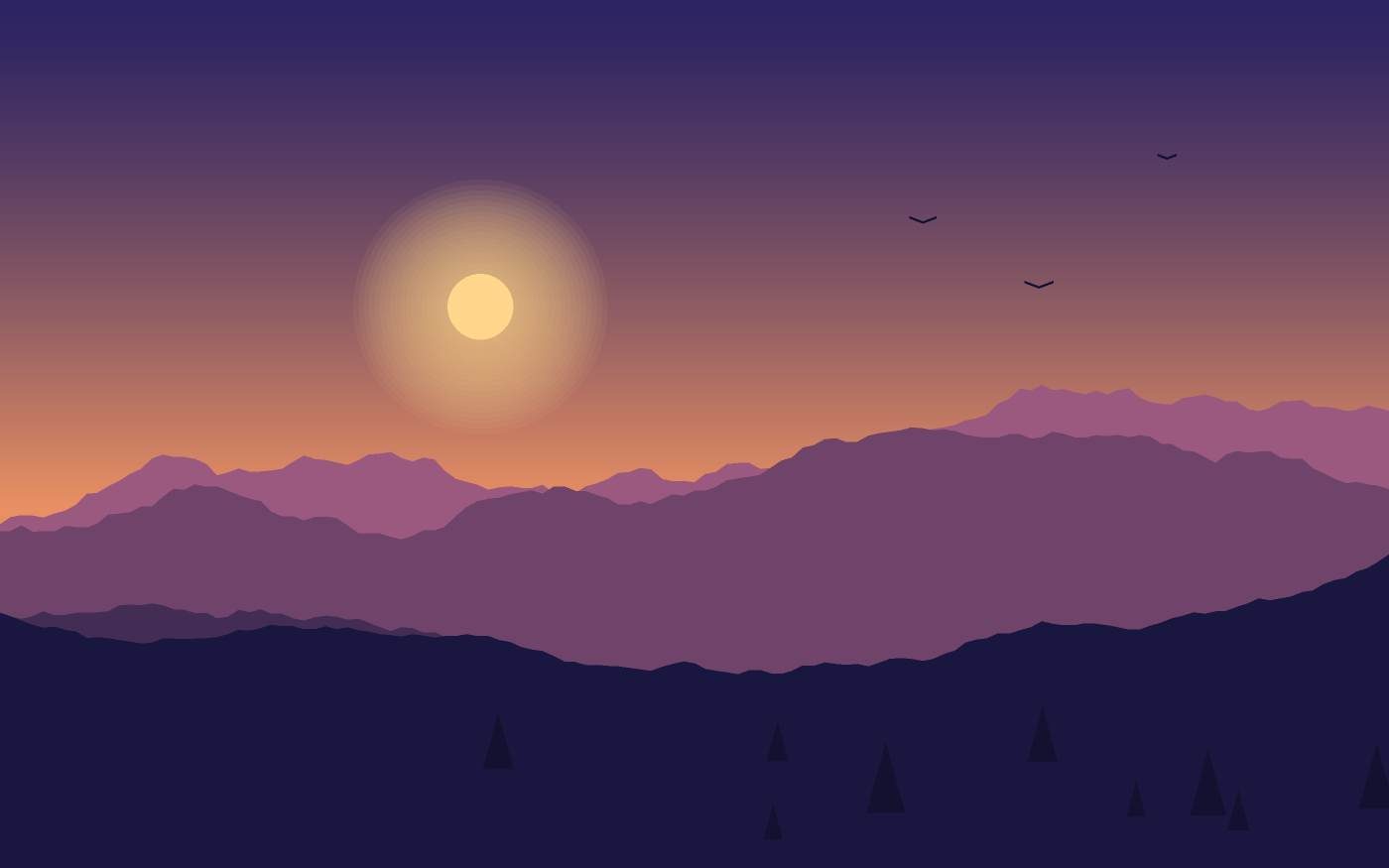 Landskabsillustration