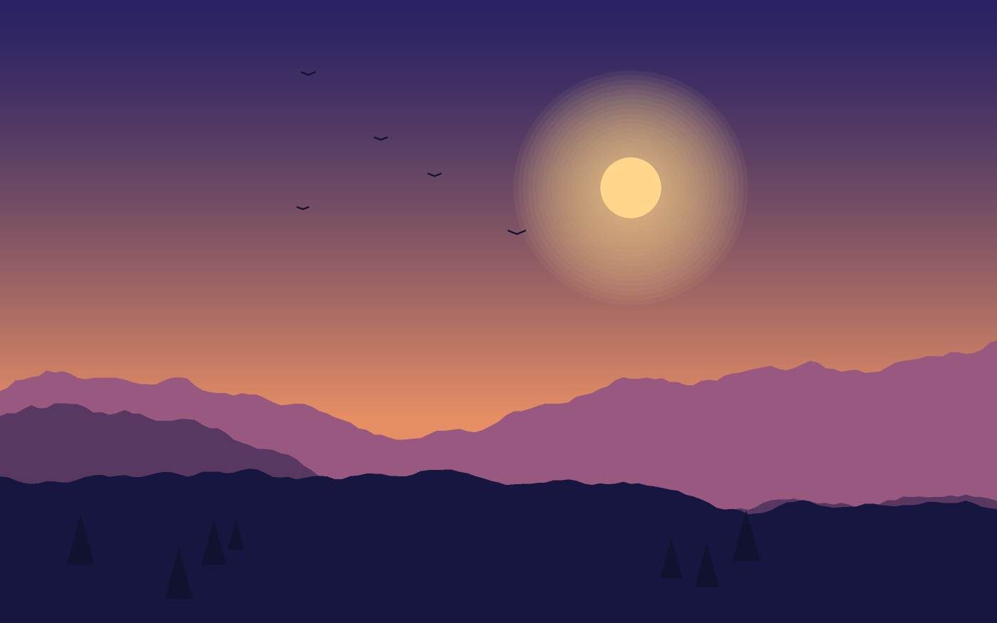 Ilustracja krajobrazu