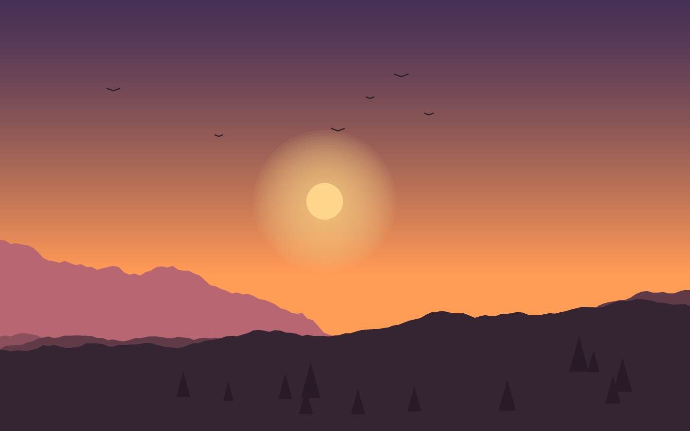 Landskapsillustration