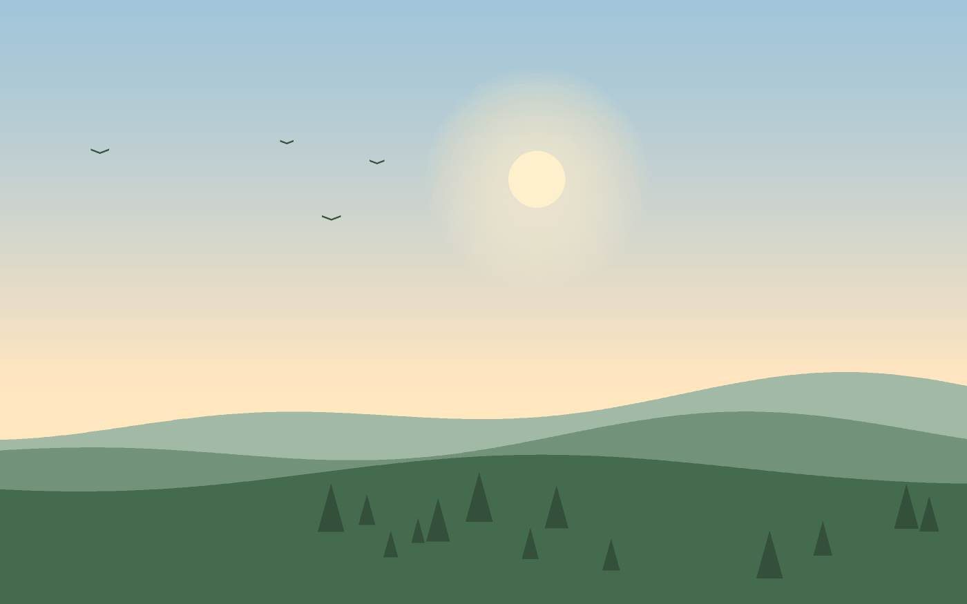 Landskapsillustration